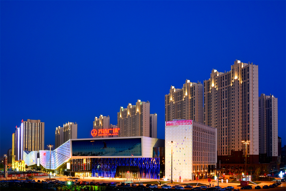 harbin wanda mall complex, china