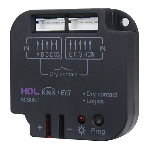 KNX 8-Zone Dry Contact Module