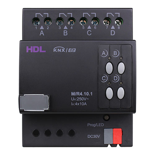 KNX 4CH 10A High Power Switch Actuator
