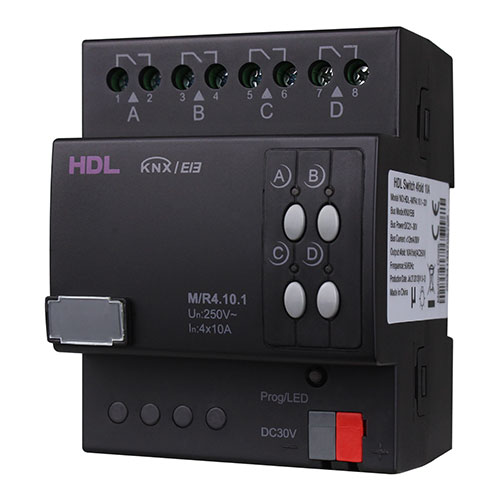 KNX 4CH 10A High Power Switch Actuator