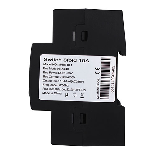 KNX 8CH 10A High Power Switch Actuator