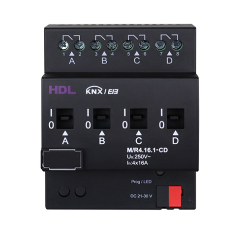 KNX 4CH 16A High Power Switch Actuator with Current Detection