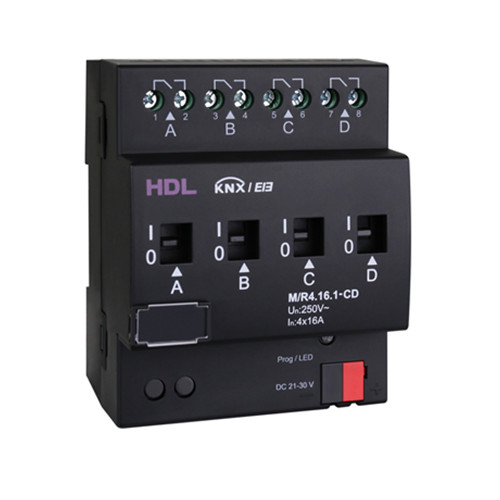 KNX 4CH 16A High Power Switch Actuator with Current Detection