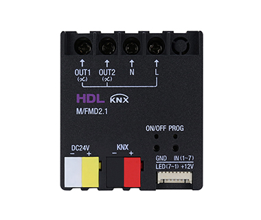 KNX 2CH 1A Flush-mounted Dimming Actuator