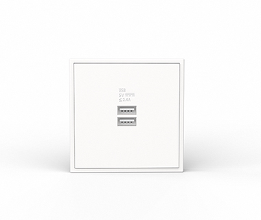 Tile/Dual USB Charger Wall Outlet