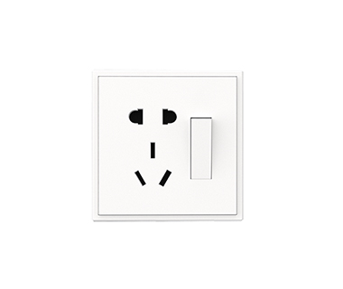 Tile/Duplex Receptable Wall Outlet with 1 Switch