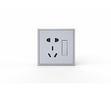 Tile_Duplex Receptable Wall Outlet with 1 Switch