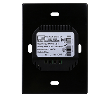 1CH Wireless Switch Power Interface EU(US) with Temp. Sensor (L+N Type)