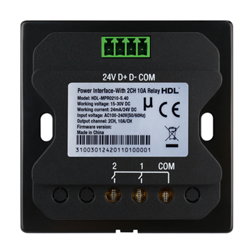 Power Interface-With 2CH 10A Relay