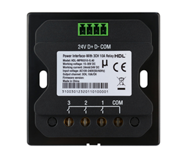 Power lnterface With 3CH 10A Relay