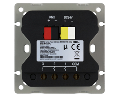 KNX Tile Series Power lnterface With 3CH 10A Relay