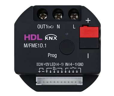 KNX 1CH 1A Flush-mounted Mosfet Dimming Actuator