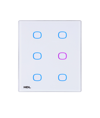 KNX iTouch Series 6 Buttons Touch Panel US