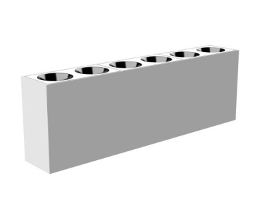 6-Bulb Grid Light Inset with ON-OFF