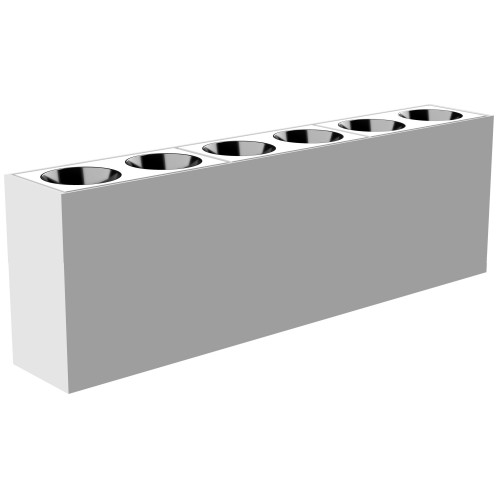 6-Bulb Grid Light Inset with ON-OFF