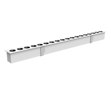 18-Bulb Recessed Grid Light Inset with ON-OFF