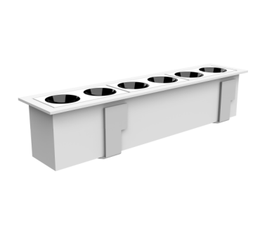 6-Bulb Recessed Grid Light(Single-color temperature dimming)