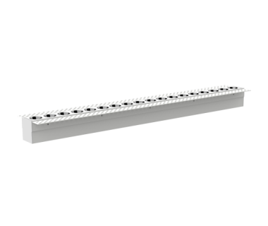 18-Bulb Mini Pre-embedded Grid Light (Dual-color temperature dimming)