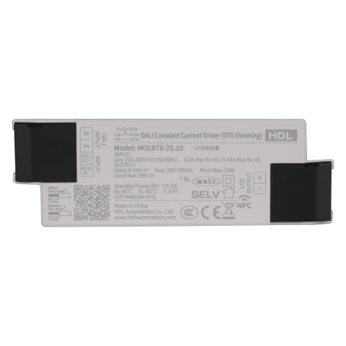 25W DALI Constant Current Driver (DT6 Dimming)