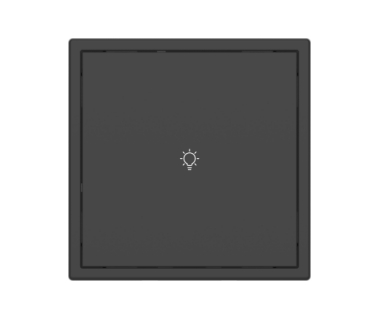 KNX Tile Series 1 Button Smart Panel 2.1