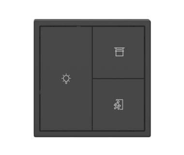 KNX Tile Series 3 Buttons Smart Panel 2.1