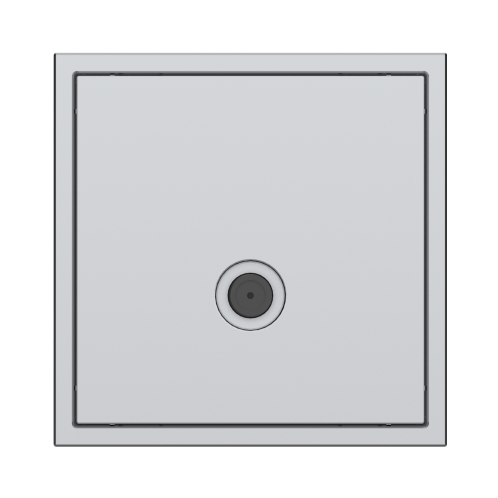 Tile Series 1 Port Coax Cable TV-F-Type Wall Outlet 2.1