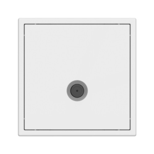 Tile Series 1 Port Coax Cable TV-F-Type Wall Outlet 2.1