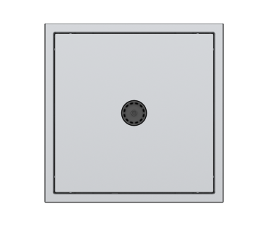 Tile Series 1 Port Cable TV Wall Outlet 2.1