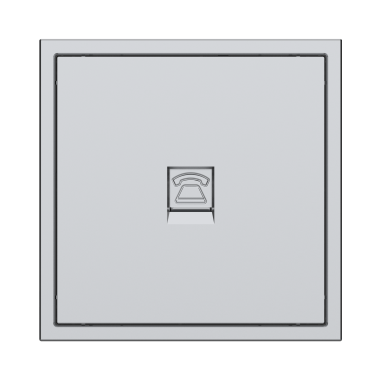 Tile Series 1 Port Telephone Wall Jack 2.1