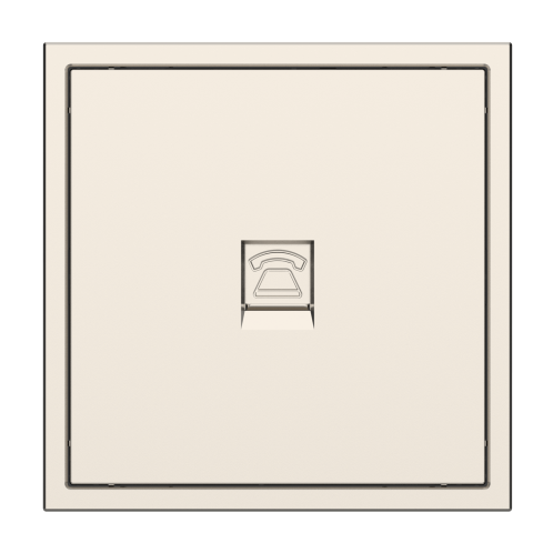 Tile Series 1 Port Telephone Wall Jack 2.1