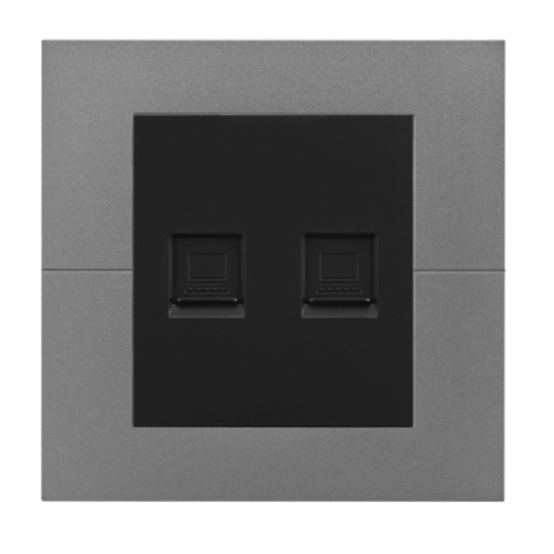 Fangzhi 2-Port Ethernet Wall Outlet