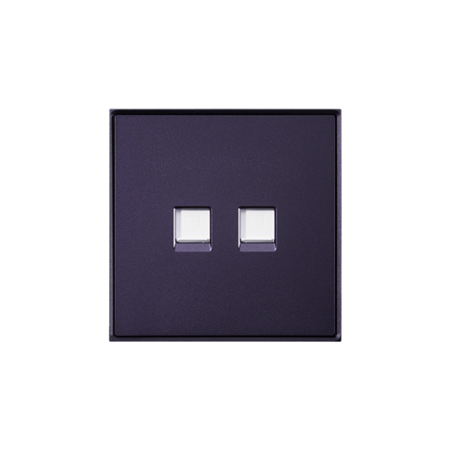 Inkslab Series 2 Port Ethernet Wall Outlet