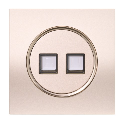 Eave Series 2 Port Ethernet Wall Outlet