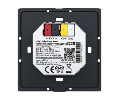 KNX Inkslab Series Panel Power Interface With Auxiliary Power Supply EU