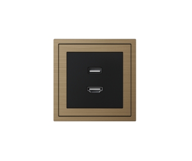 Xelent Series HDMI and USB Wall Outlet