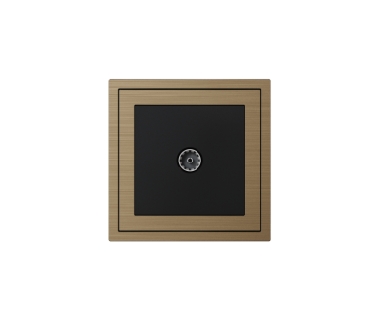 Xelent Series 1 Port Cable TV Wall Jack