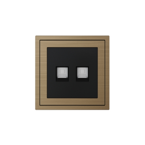 Xelent Series 2 Ports Ethernet Wall Jack