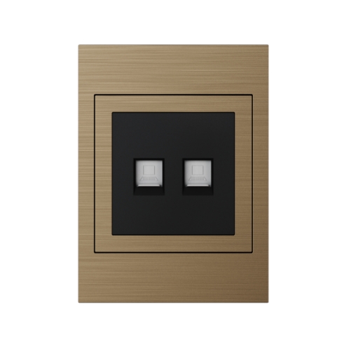 Xelent Series 2 Ports Ethernet Wall Jack