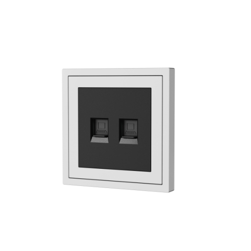 Xelent Series 2 Ports Ethernet Wall Jack