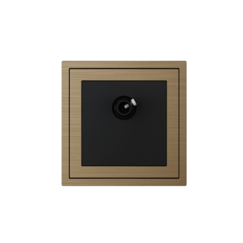 Xelent Series 1 Port Coax Cable TV-F-Type Wall Jack