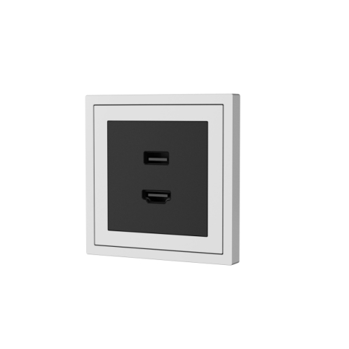 Xelent Series HDMI and USB Wall Outlet